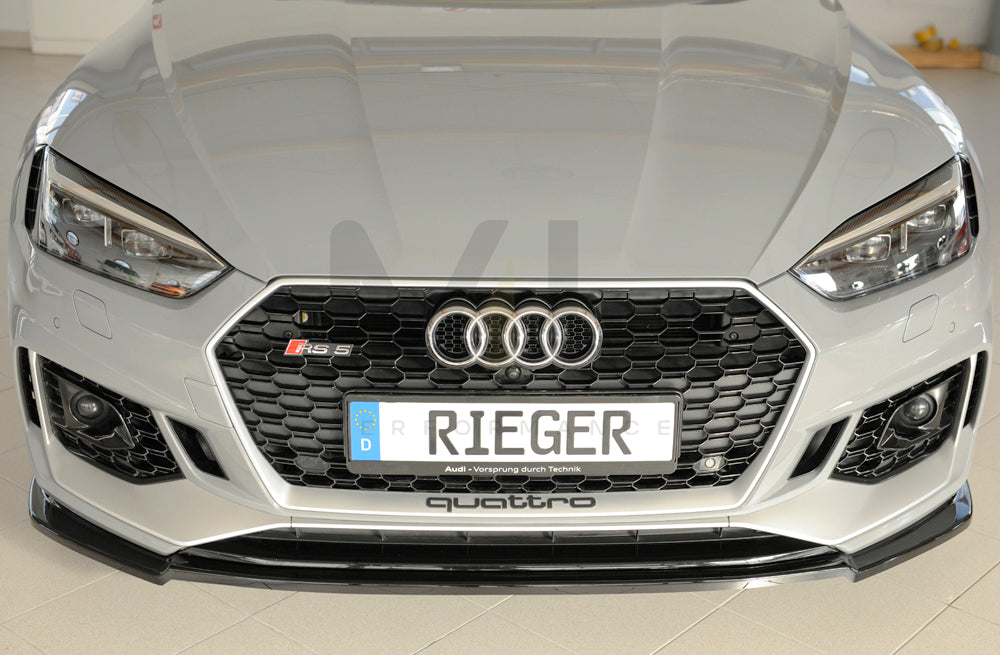 Rieger 00088202 Audi B9 F5 RS5 Front Splitter 6 | ML Performance EU Car Parts