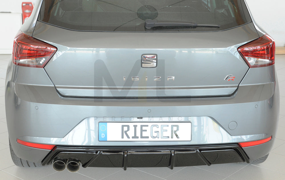 Rieger 00088168 SEAT KJ Rear Diffuser (Ibiza FR & Ibiza) 8 | ML Performance EU Car Parts