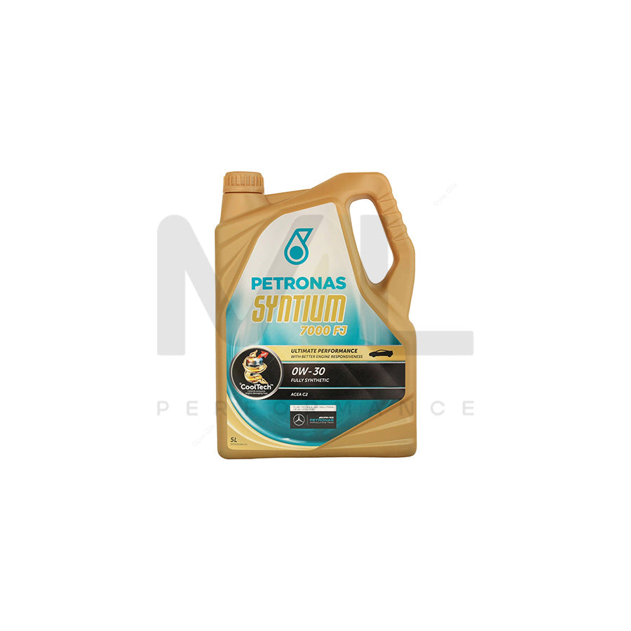 PETRONAS Syntium 7000 FJ 0W-30 Fully Synthetic Car Engine Oil 5l | Engine Oil | ML Car Parts UK | ML Performance