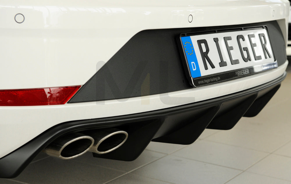 Rieger 00027035 SEAT 5F Leon FR Rear Diffuser 3 | ML Performance EU Car Parts