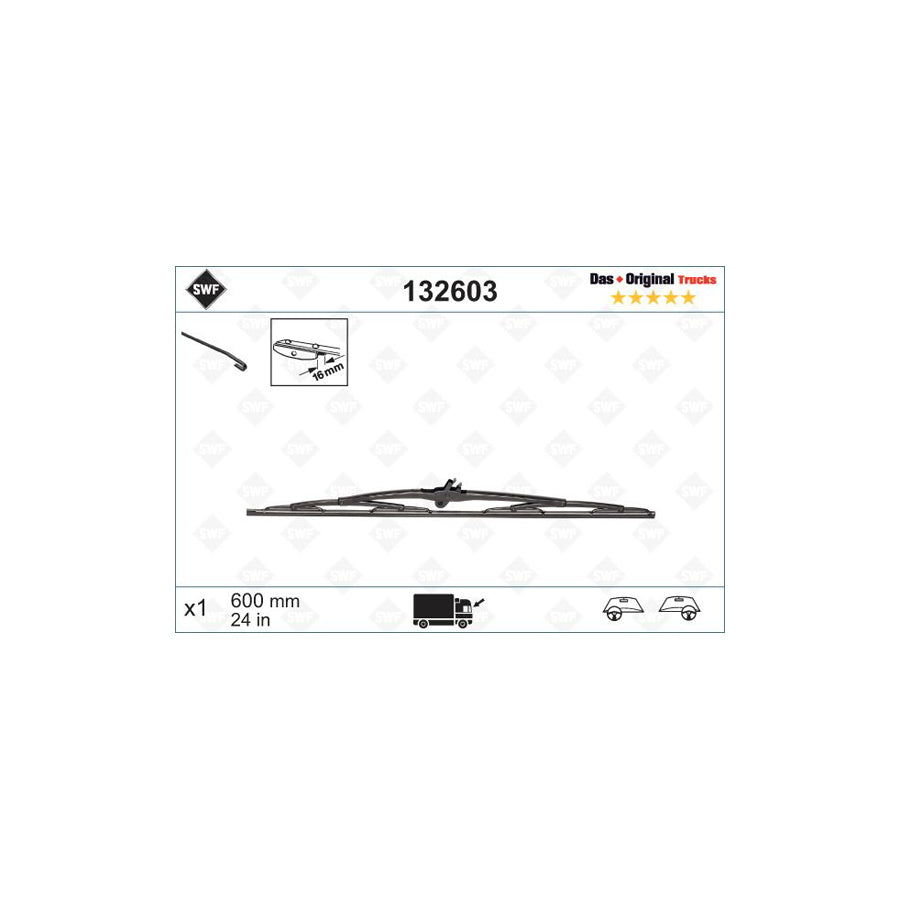 Swf Original 132603 Wiper Blade | ML Performance EU Car Parts