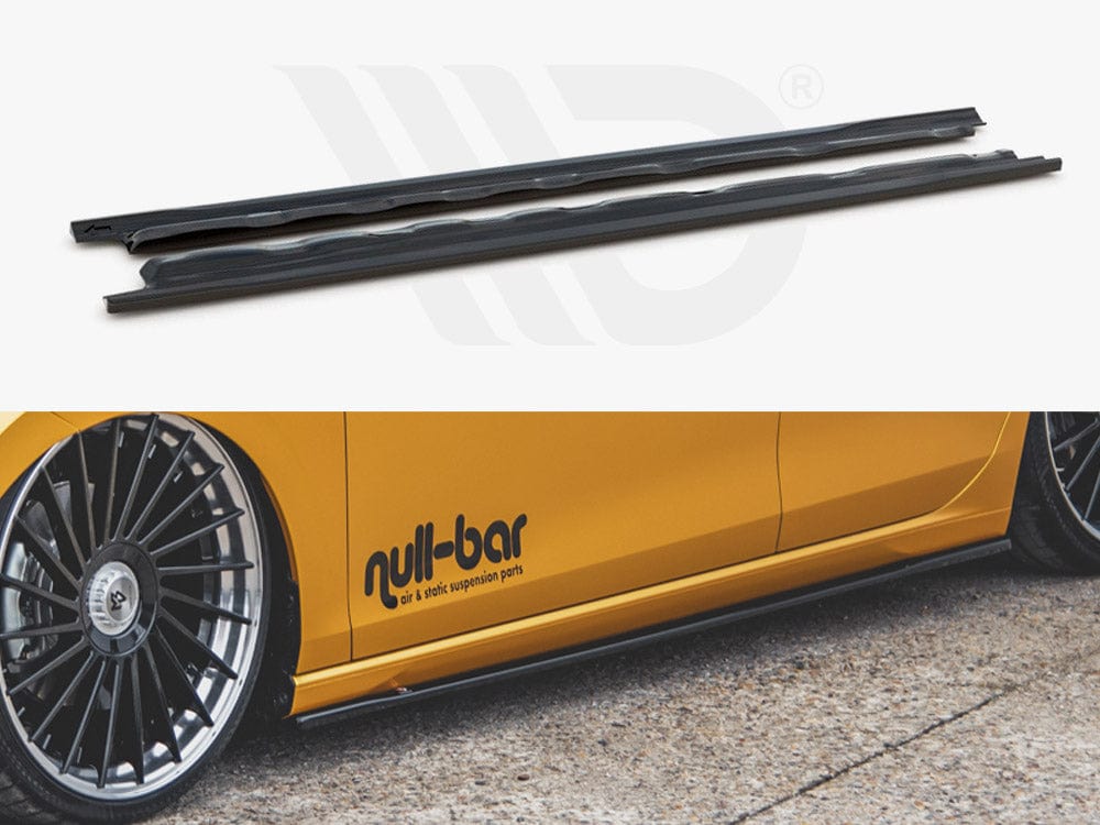 Maxton Design VW-GO-8-SD1T Side Skirts Diffusers V1 VW Golf MK8 | ML Performance UK Car Parts