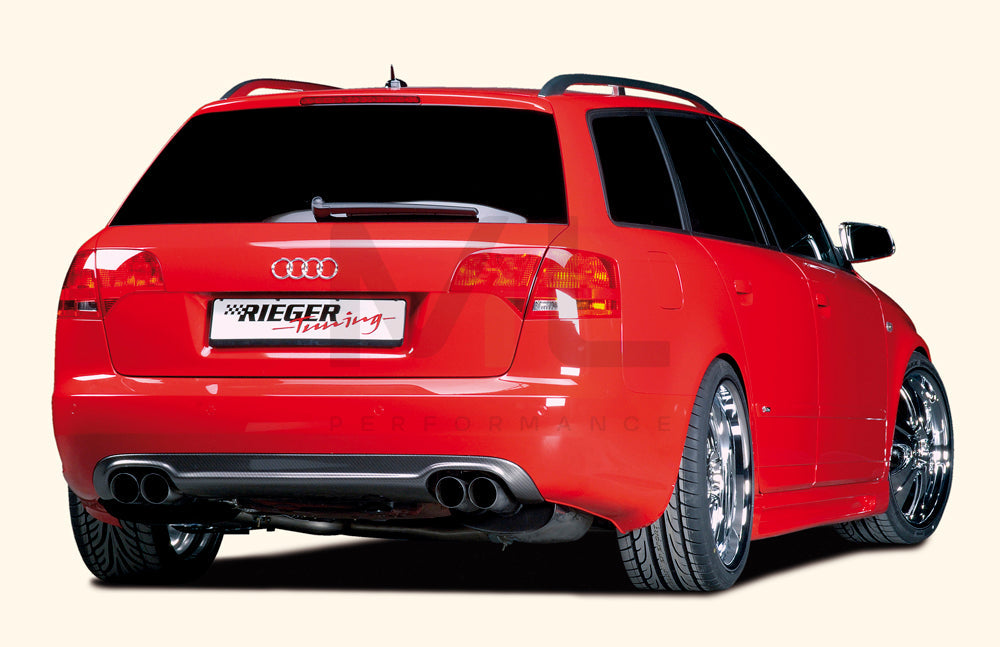 Rieger 00099023 Audi 8E B7 A4 Rear Diffuser 2 | ML Performance EU Car Parts