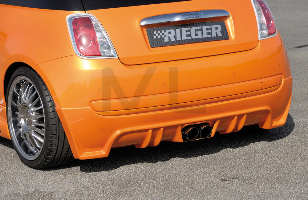 Rieger 00056067 Fiat 500 (312) Rear Diffuser 2 | ML Performance EU Car Parts