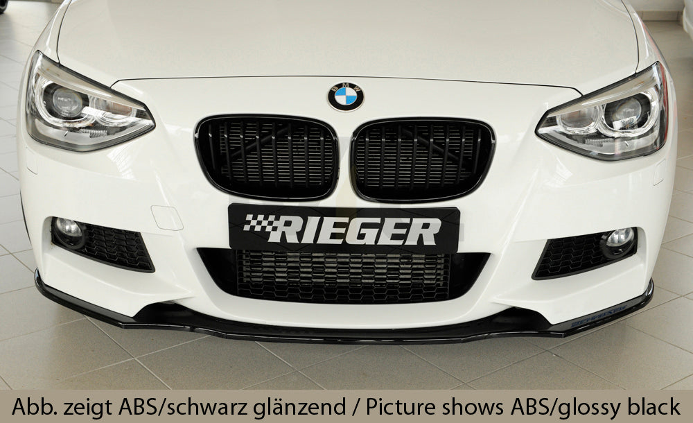 Rieger 00099231 BMW 1 Series F20 F21 Front Splitter 6 | ML Performance EU Car Parts