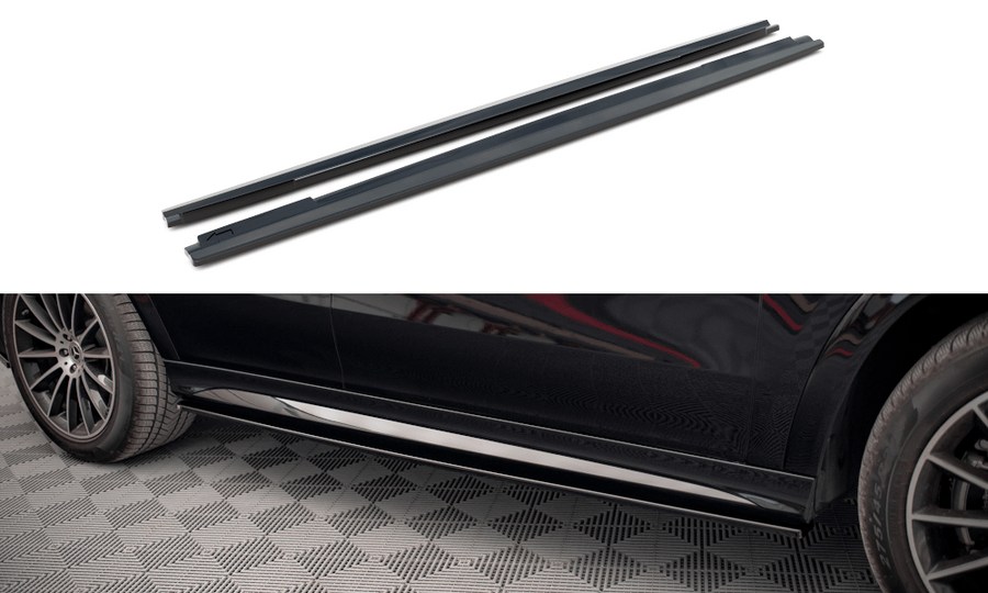 Maxton Design ME-GLE-C167-AMGLINE-SD1T Side Skirts Diffusers Mercedes Benz GLE Coupe AMG-Line C167 | ML Performance UK Car Parts