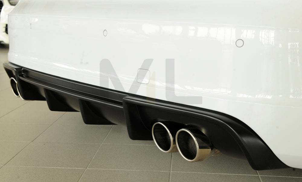 Rieger 00056805 Audi 8V A3 Rear Diffuser 7 | ML Performance EU Car Parts