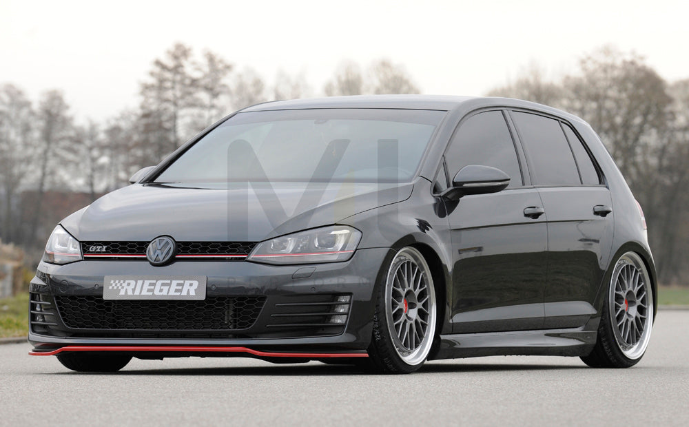 Rieger 00059570 VW Mk7 Golf Front Splitter (GTI & GTD) 8 | ML Performance EU Car Parts