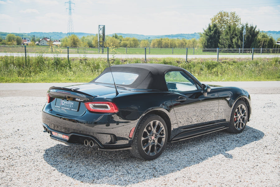 Maxton Design Fiat 124 Spider Abarth Rear Side Splitters