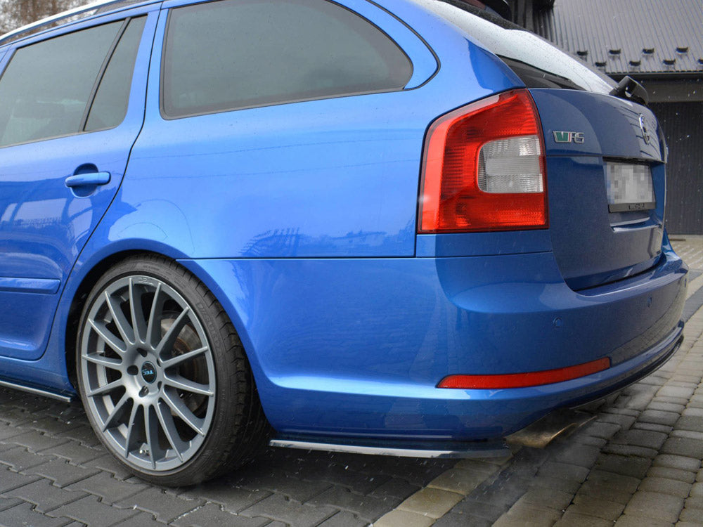 Maxton Design Skoda Octavia MK2 Vrs Estate Facelift (2008-2013) Rear Side Splitters