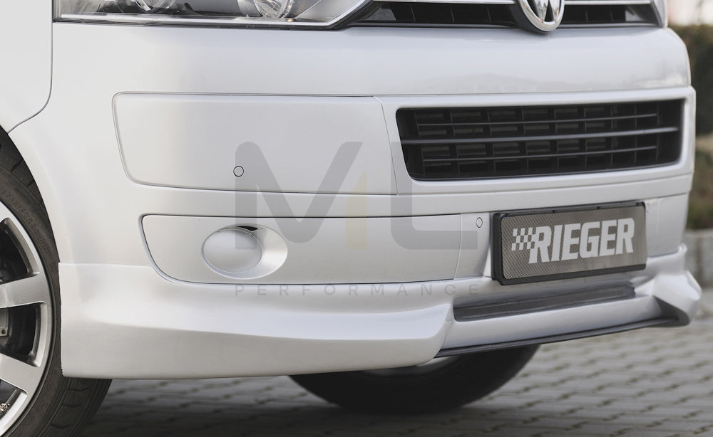 Rieger 00059255 VW T5 Front Splitter 2 | ML Performance EU Car Parts