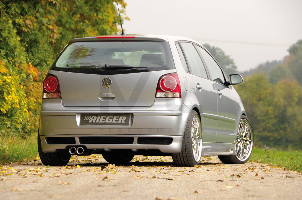 Rieger 00047109 VW 9N Polo Mk5 Rear Diffuser 5 | ML Performance EU Car Parts