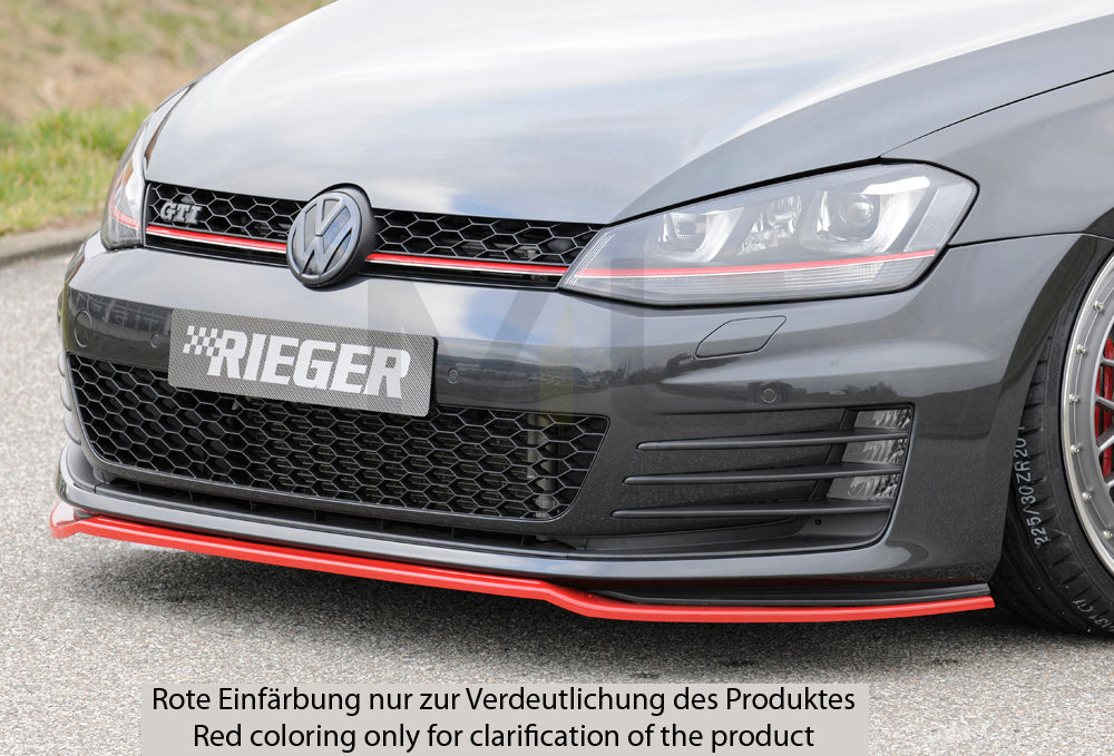 Rieger 00059570 VW Mk7 Golf Front Splitter (GTI & GTD) 2 | ML Performance EU Car Parts