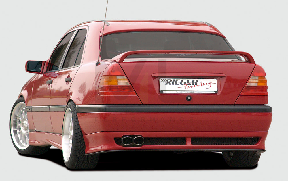 Rieger 00025025 Mercedes-Benz W202 C-Class Rear Diffuser 2 | ML Performance EU Car Parts