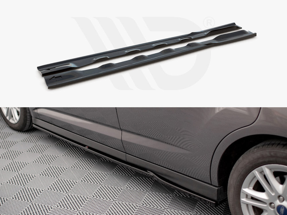 Maxton Design FO-CMAX-2-SD1T Side Skirts Diffusers Ford C-Max MK2 (2010-2014) | ML Performance UK Car Parts