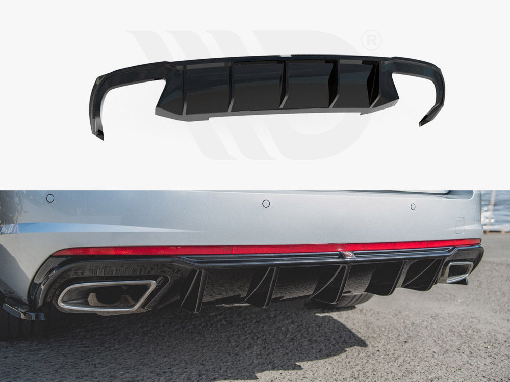 Maxton Design SK-OC-3-RS-RS2T+RS2RT-ON Rear Valance V2 Skoda Octavia Rs MK3 / MK3 Fl Hatchback / Estate (petrol) | ML Performance EU Car Parts