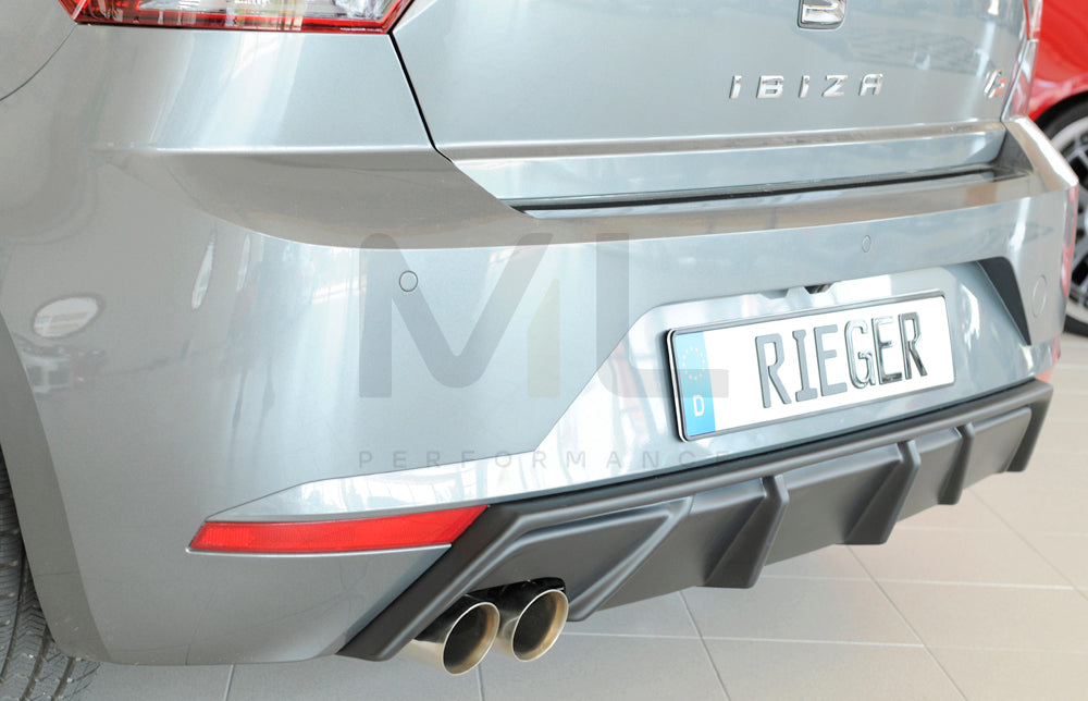 Rieger 00027102 SEAT KJ Rear Diffuser (Ibiza FR & Ibiza) 2 | ML Performance EU Car Parts