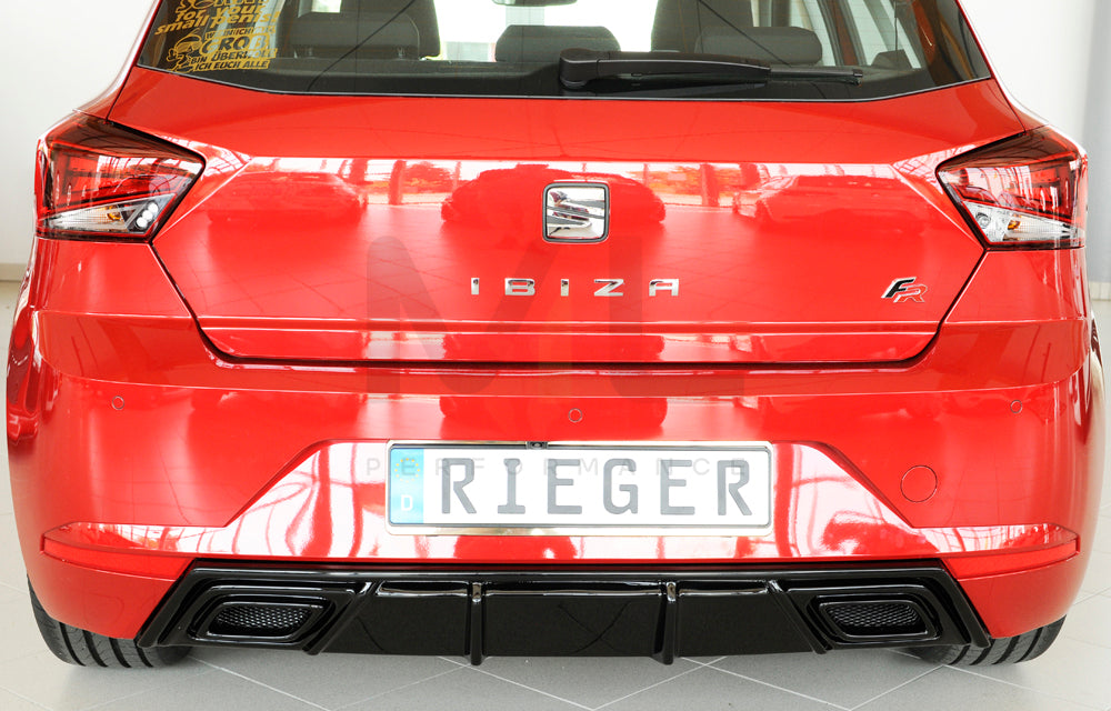 Rieger 00088166 SEAT KJ Rear Diffuser (Ibiza FR & Ibiza) 6 | ML Performance EU Car Parts