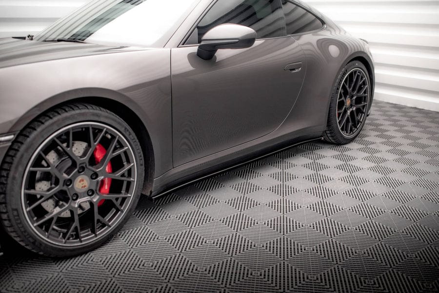 Maxton Design Porsche 911 Carrera 4S 992 Side Skirts Diffusers