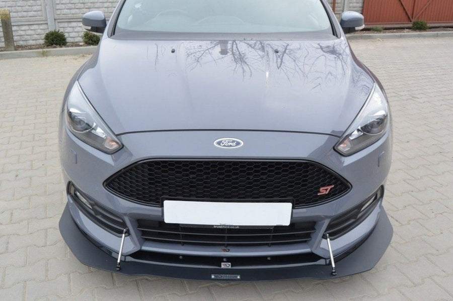 Maxton Design Ford Focus ST MK3 (Facelift) Hybrid Front Splitter V.1