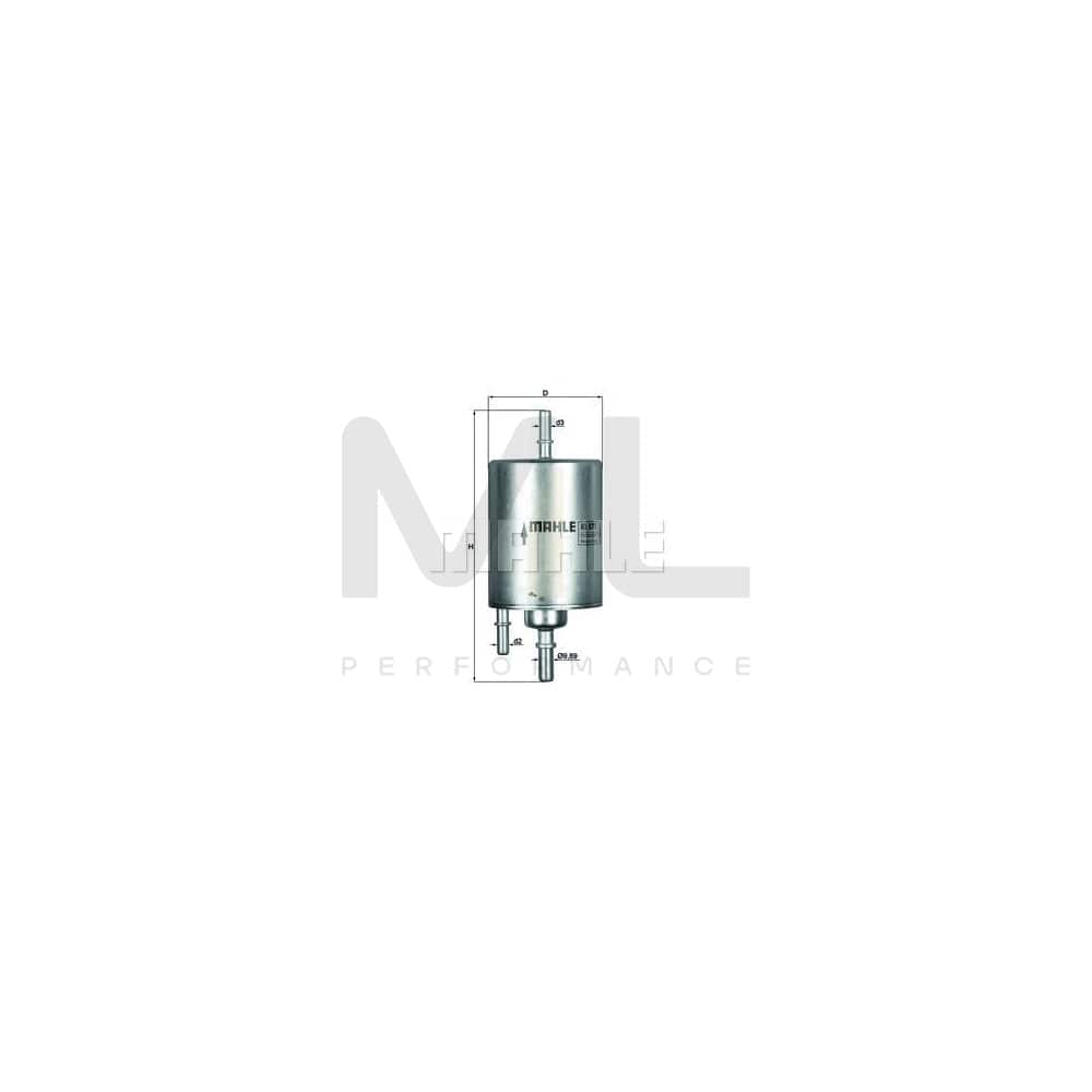 MAHLE ORIGINAL KL 573 Fuel filter In-Line Filter | ML Performance Car Parts