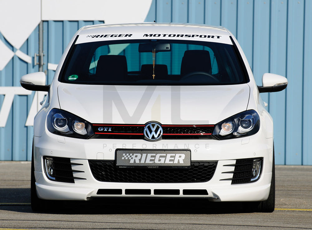 Rieger 00059525 VW Mk6 Golf Front Splitter (GTI & GTD) 2 | ML Performance EU Car Parts