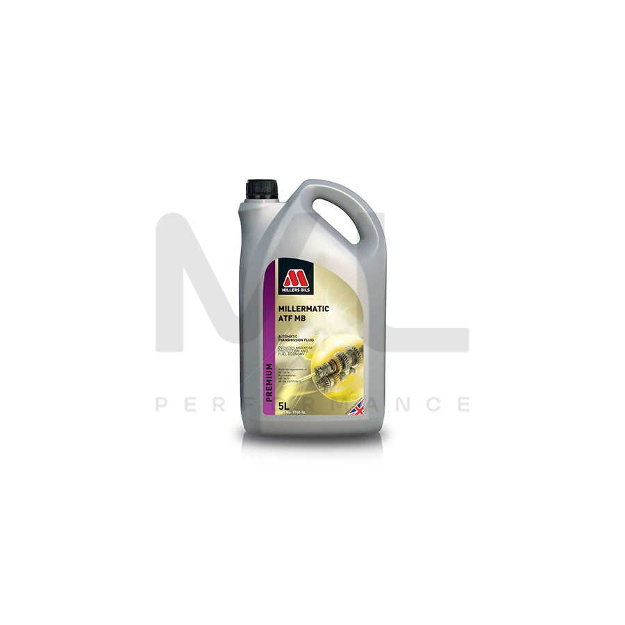 Millers Oils Millermatic ATF MB Automatic Transmission Fluid 5l | Engine Oil | ML Car Parts UK | ML Performance