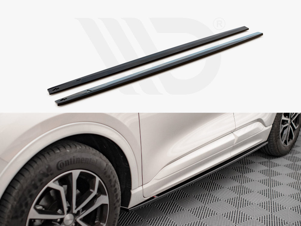 Maxton Design FO-KU-3-STLINE-SD1T Side Skirts Diffusers Ford Kuga St-line MK3 | ML Performance UK Car Parts