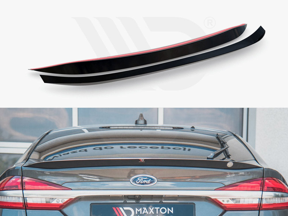 Maxton Design FO-MO-5F-LB-CAP1T Spoiler Cap Ford Mondeo Saloon MK5 Facelift | ML Performance UK Car Parts