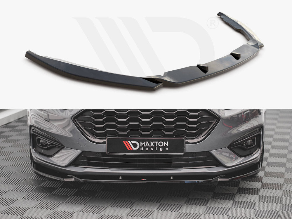 Maxton Design FO-MO-5F-STLINE-FD2T Front Splitter V.2 Ford Mondeo St-line MK5 Facelift (2019-) | ML Performance UK Car Parts