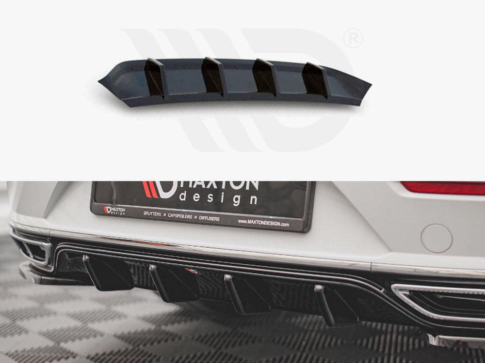 Maxton Design VW-AR-1F-RLINE-RS1T Rear Valance VW Arteon R-line Facelift (2020-) | ML Performance UK Car Parts