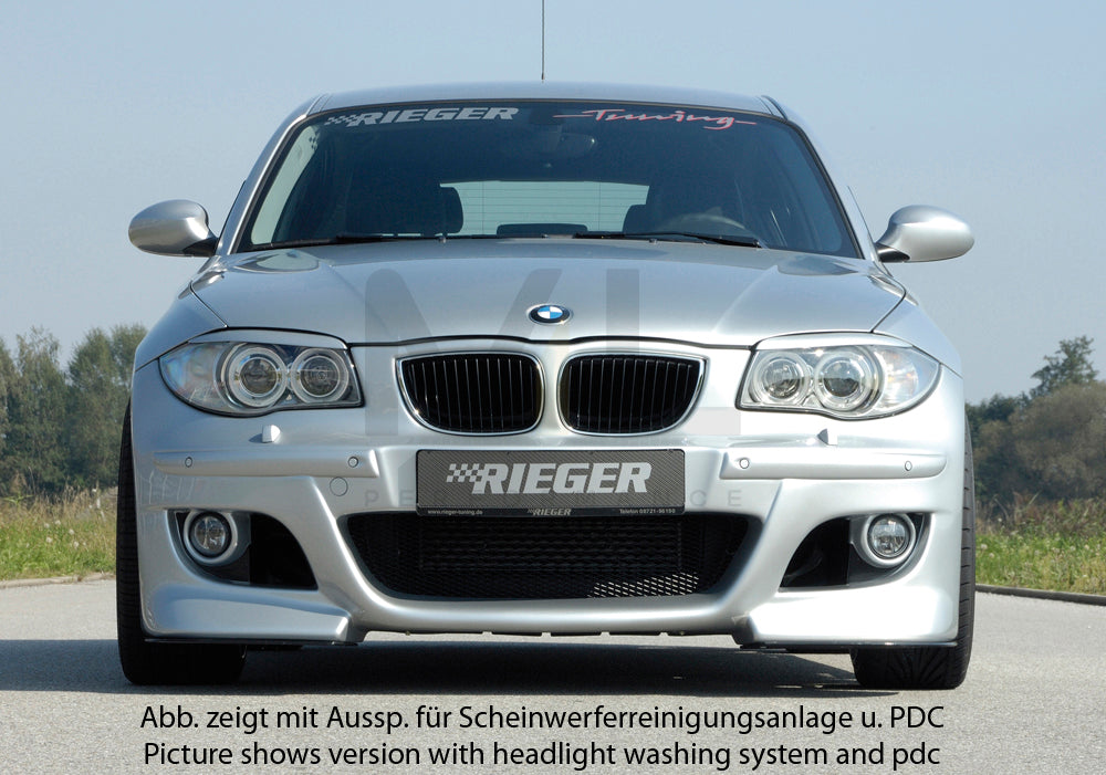 Rieger 00035015 BMW 1 Series E87 Front Bumper 5 | ML Performance EU Car Parts