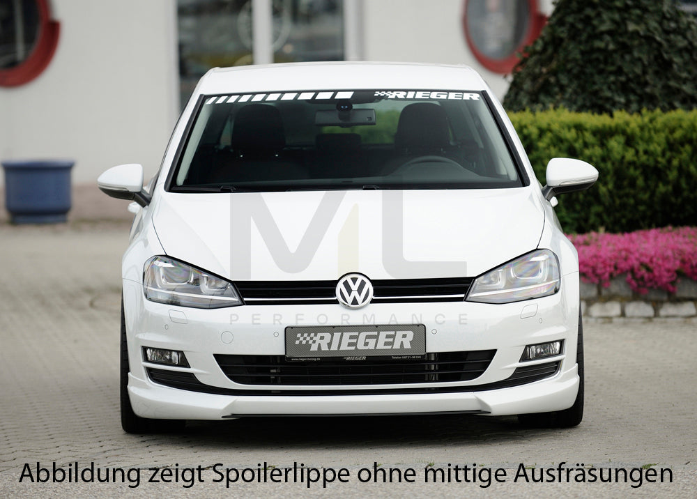 Rieger 00059551 VW Mk7 Golf Front Splitter 4 | ML Performance EU Car Parts