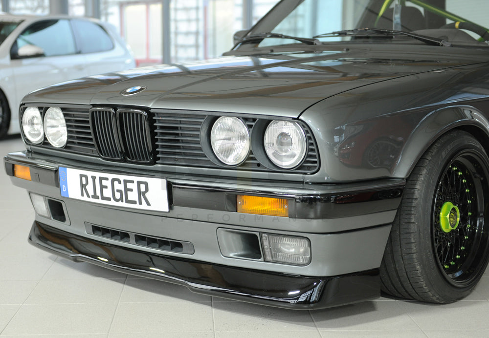 Rieger 00088270 BMW 3 Series E30 Front Splitter 9 | ML Performance EU Car Parts