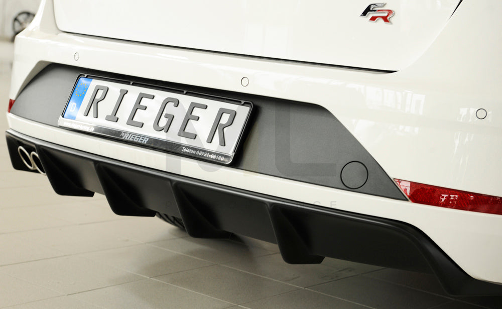 Rieger 00027035 SEAT 5F Leon FR Rear Diffuser 8 | ML Performance EU Car Parts