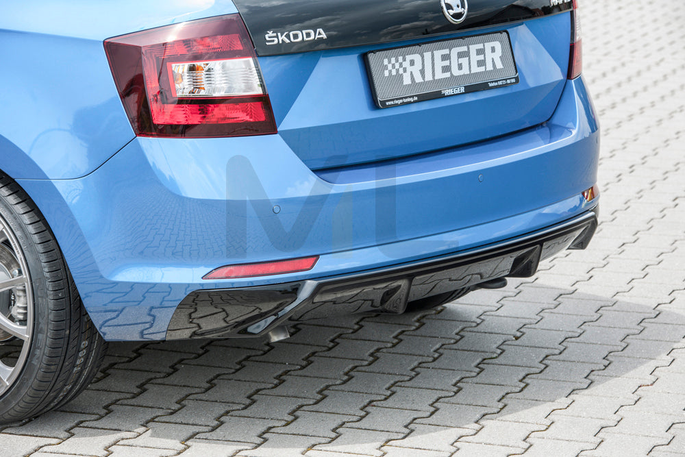 Rieger 00088095 Skoda NH Rapid Rear Diffuser 2 | ML Performance EU Car Parts