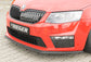 Rieger 00079012 Skoda 5E Octavia RS Front Splitter 2 | ML Performance EU Car Parts