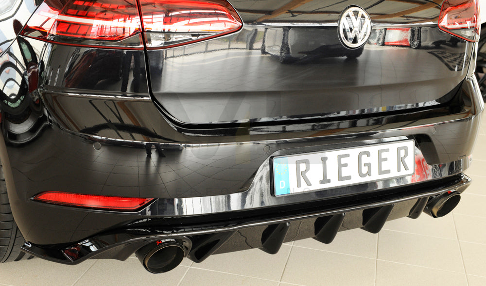 Rieger 00088160 VW Mk7 Golf GTI Rear Diffuser 8 | ML Performance EU Car Parts