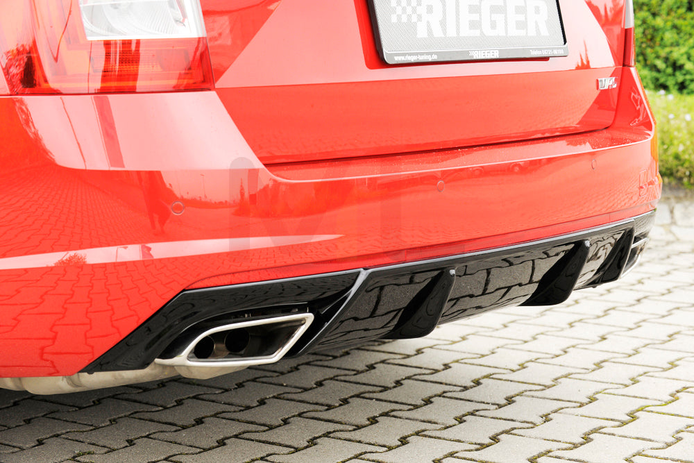 Rieger 00088087 Skoda 5E Octavia RS Rear Diffuser 2 | ML Performance EU Car Parts