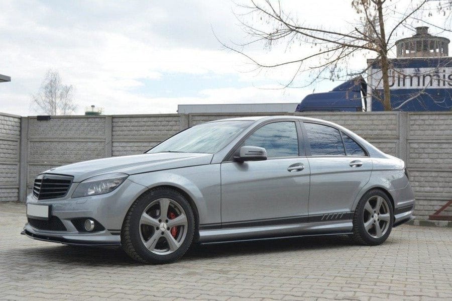 Maxton Design Mercedes Benz C-Class W204 AMG-Line (Pre-Facelift) Side Skirts Diffusers