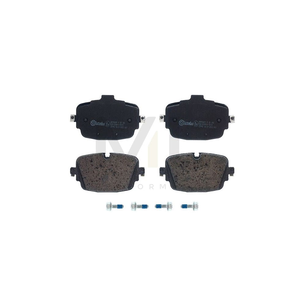 Brembo P 85 180 Brake Pad Set Prepared For Wear Indicator, With Brake Caliper Screws | ML Performance Car Parts