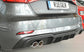 Rieger 00056820 Audi 8V A3 Rear Diffuser 2 | ML Performance EU Car Parts