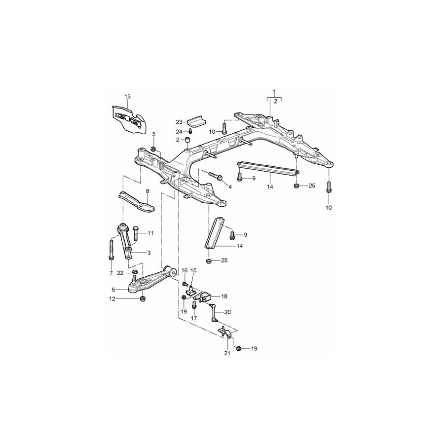 Genuine Porsche Control Arm Lower, Front Porsche 987 / 987C / 997 | ML Performance EU Car Parts