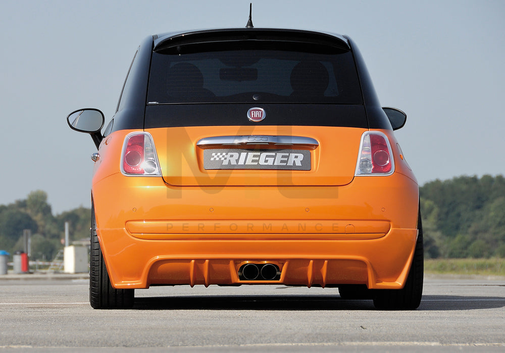 Rieger 00056067 Fiat 500 (312) Rear Diffuser 4 | ML Performance EU Car Parts