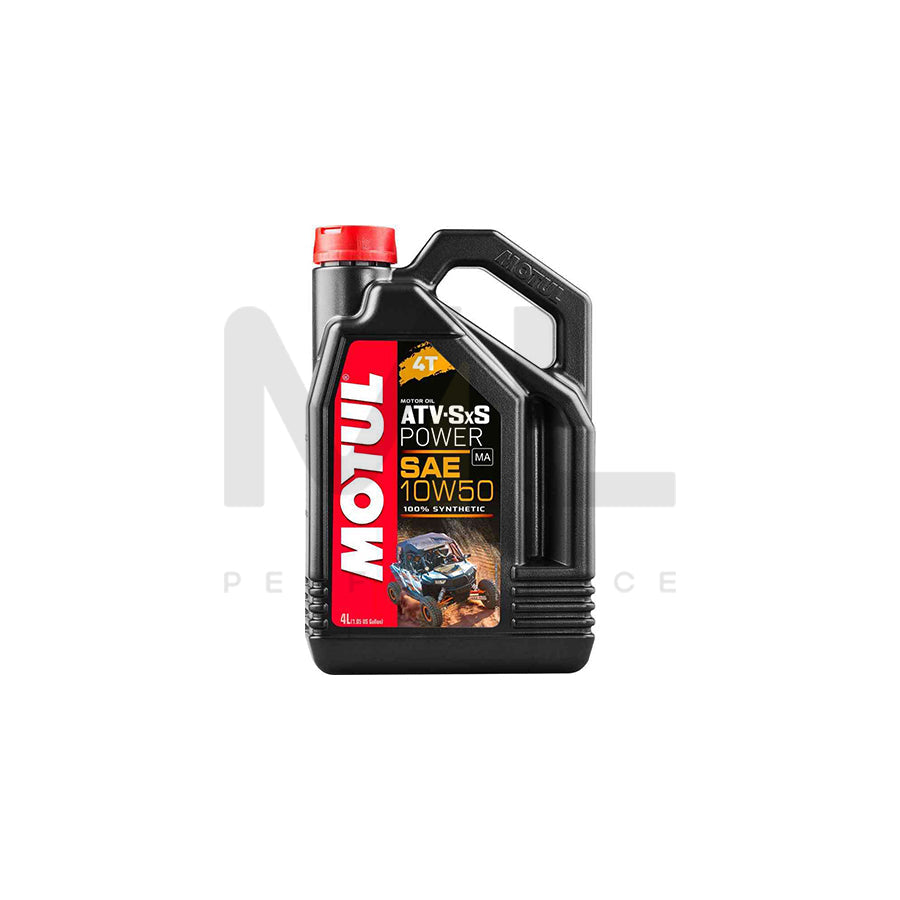 Motul ATV SxS Power 4T 10w-50 Ester Fully Synthetic Engine Oil 4l | Engine Oil | ML Car Parts UK | ML Performance