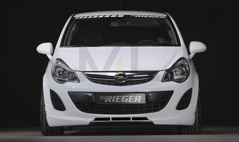 Rieger 00058950 Opel Corsa D Front Splitter 3 | ML Performance EU Car Parts