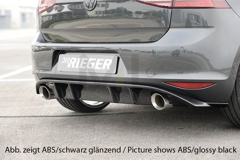 Rieger 00099175 VW Mk7 Golf Rear Diffuser (GTI Clubsport & GTI) 1 | ML Performance EU Car Parts