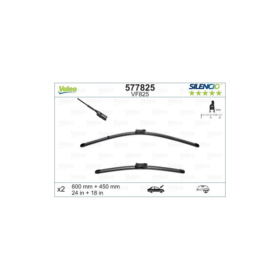 Valeo 577825 Wiper Blade | ML Performance EU Car Parts