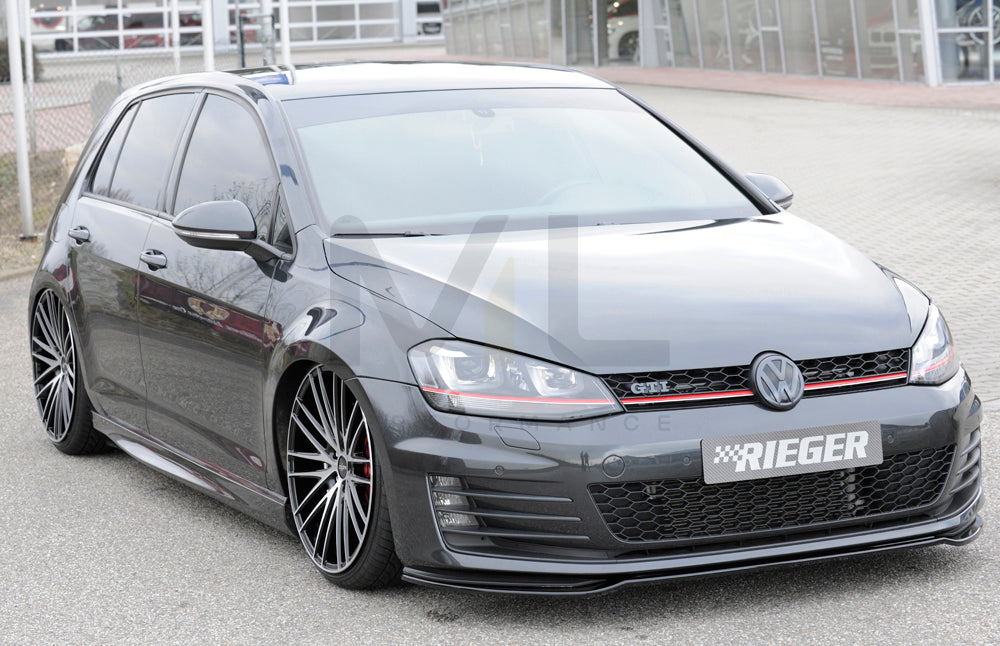 Rieger 00088099 VW Mk7 Golf Front Splitter (GTI & GTD) 3 | ML Performance EU Car Parts