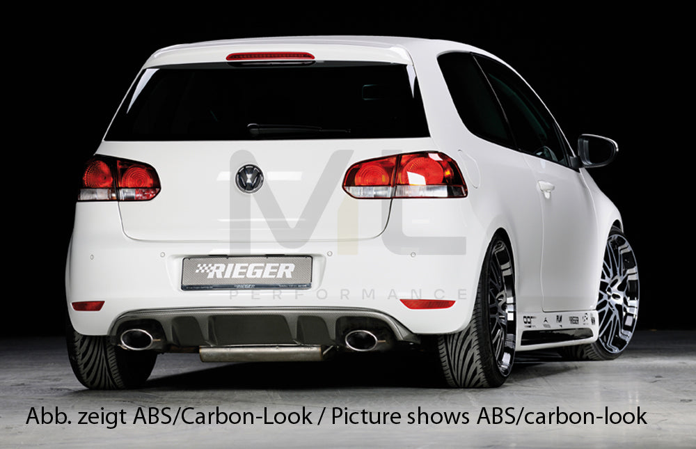 Rieger 00059544 VW Mk6 Golf Rear Diffuser (GTI & GTD) 2 | ML Performance EU Car Parts